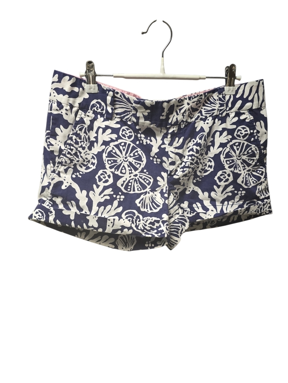 Lilly Pulitzer Navy In The Groove Barclay Shorts Sz. 8